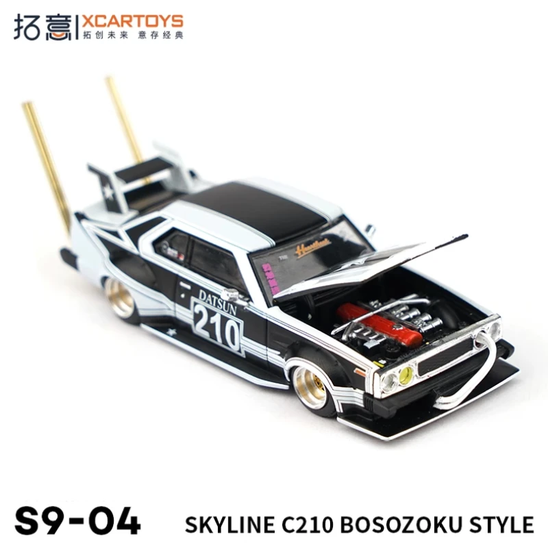 

XCARTOYS 1:64 Skyline C210 S9-04 сплав литье под давлением модели автомобилей для взрослых коллекционные украшения подарок на день рождения для детей-подростков