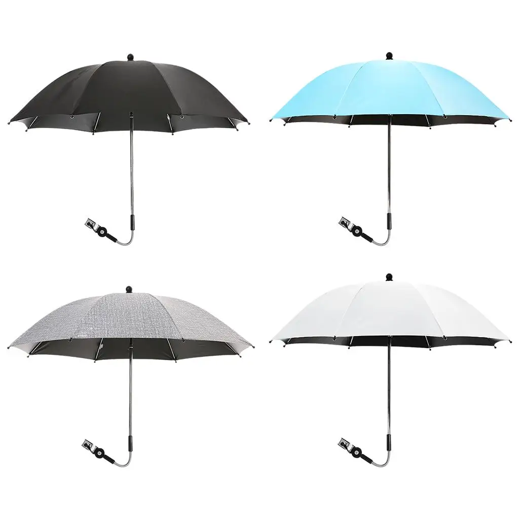 

Baby Stroller Parasol Shade Umbrella Protecter with Fixing Device for Chairs Pram Strollers Accessories