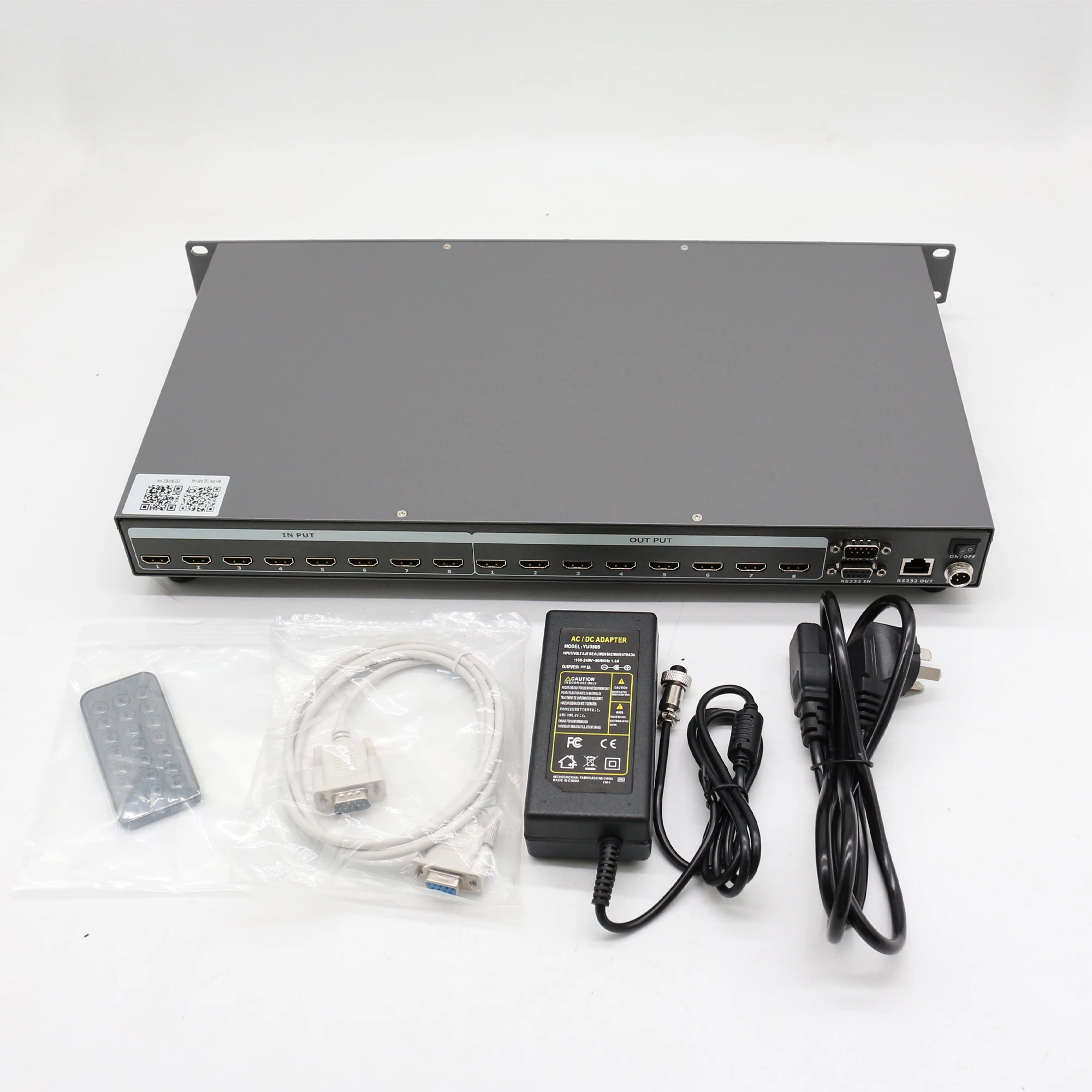 Professional 8x8 for HDMI Matrix Video Splitters & Converters 8 Input 8 Output with RS232 Control 1U Standard Cabinet