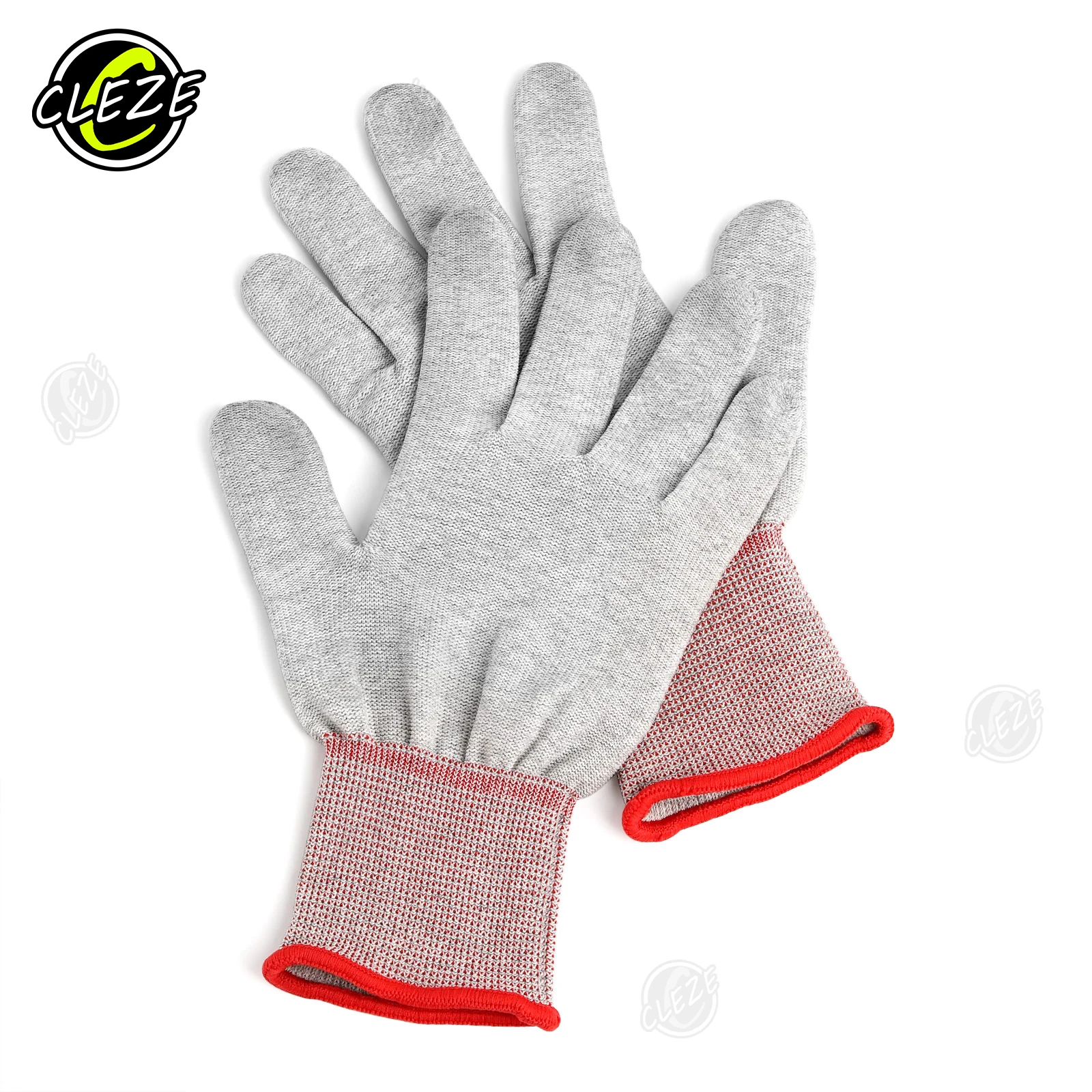 CLEZE Carbon Fiber Gloves Anti Static Car Wrapping Gloves for Vinyl Wrap PPF Window Tint Film Installation Detailing Tools