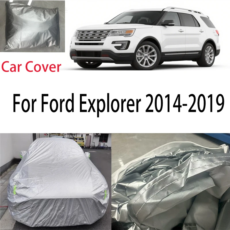 

For Ford Explorer 2014-2019 2015 Car Cover Protection Sunscreen Heat Insulation Dust Resistant Scratch Car Exterior Accessories