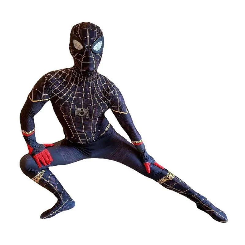 زي تنكري لبطل خارق من مارفل للأطفال ، سبايدرمان ، بدلة جسم سبايدرمان ، كرنفال الهالوين ، بدلة زمبنتاي للحفلات ، بالغ