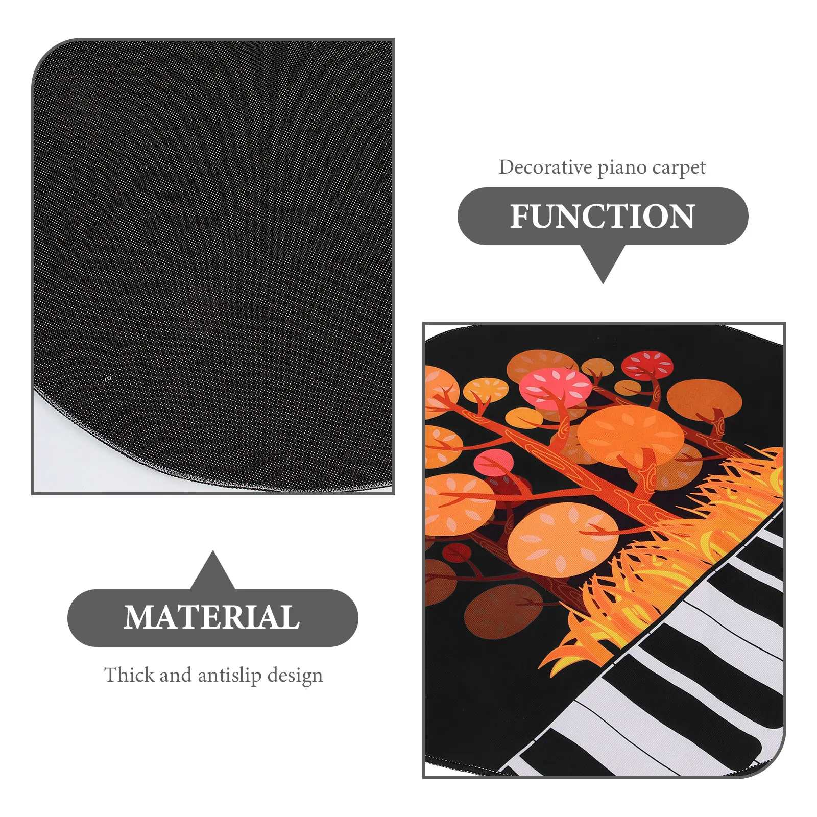 

Soundproof Carpet Nonslip Cushion Thick Anti Skid Bench Seat Protection Floor Pad Soundproofing For Home Area Rug Non Slip Mat