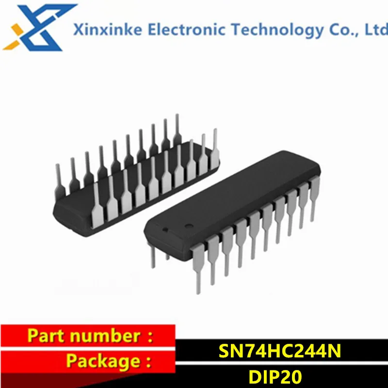 5PCS SN74HC244N DIP-20 Buffers & Line Drivers Tri-State Octal Logic ICs Brand New Original