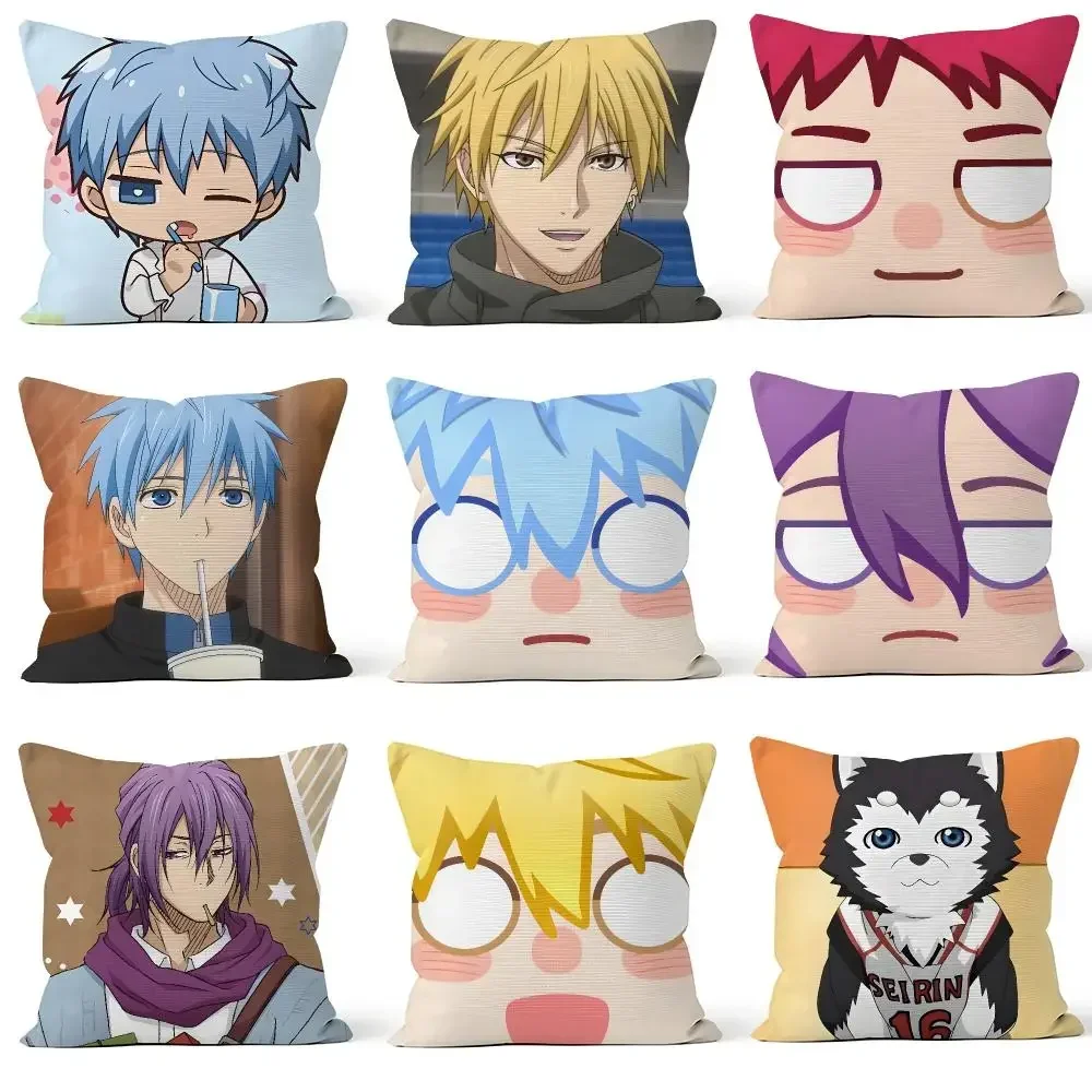 Anime Kuroko's Basketball KnB Akashi Cushion Cover Throw Pillow Soft Short Plush Cozy Durable Colorfast Sofa Bedroom Home Decor