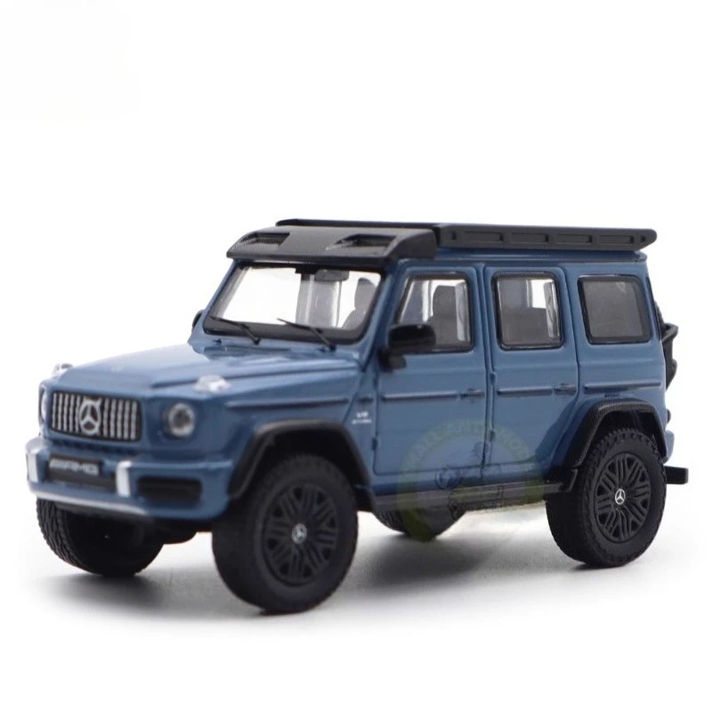 KENGFAI Diecast 1/64 Schaal Mercedes-Benz AMG G63 4x42 2023 Editie Legering Model Auto Speelgoed voor Jongens Gift