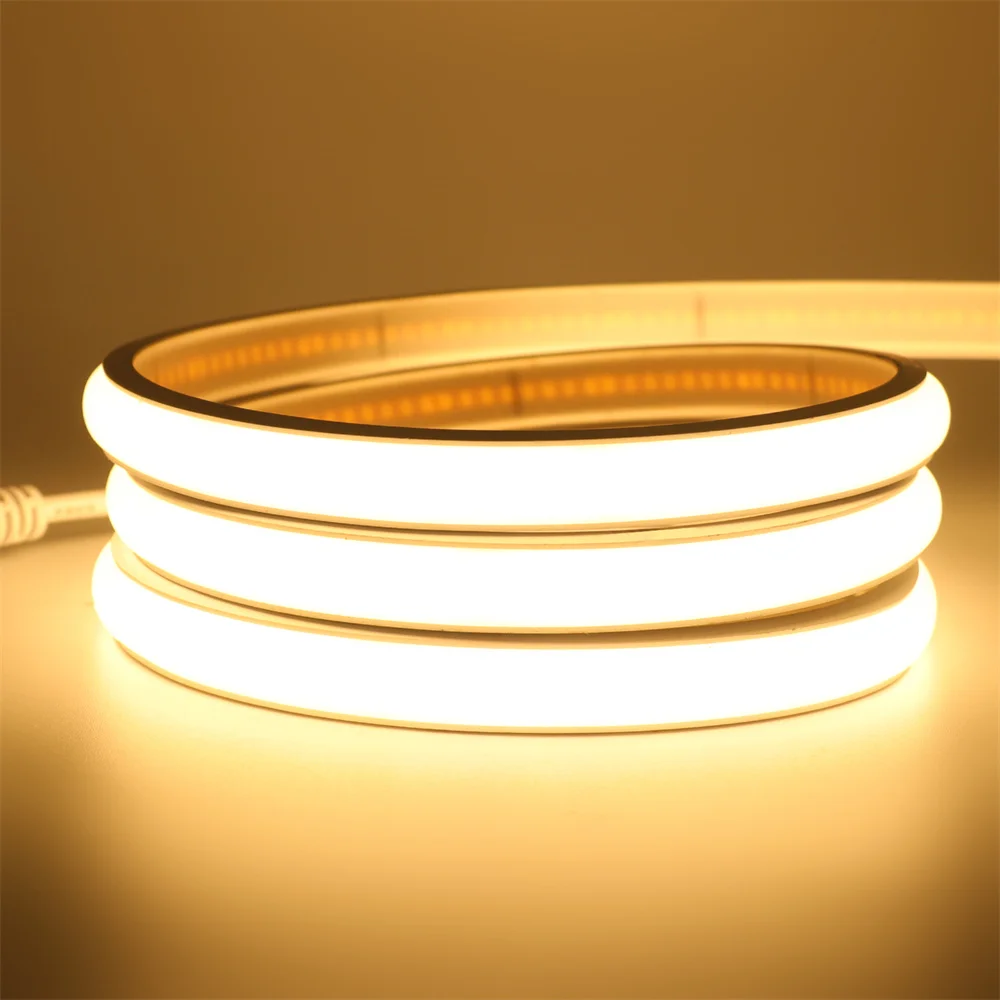 

High Brightness Waterproof COB LED Strip Light IP65 Flexible 320 LEDs/m Warm White 3000-3500K/Natural White 4000-4500K 1M 2M 5M