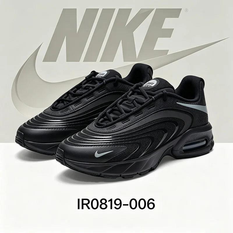 Nike Official Authentic Men's Sports Shoes with Cushioning and Rebound Feature - Black Warrior Shoes IR0819-006