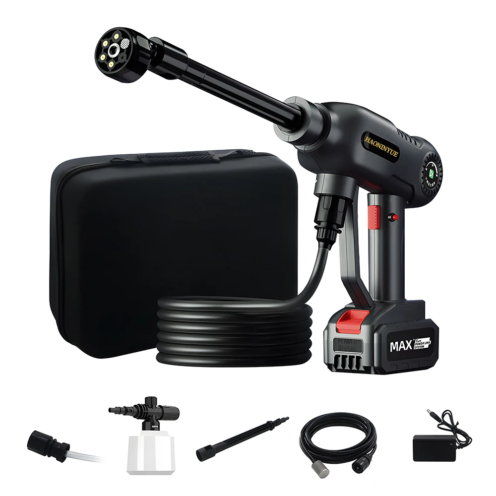 

Портативная беспроводная автомобильная мойка высокого давления на 680 фунтов на квадратный дюйм, питание от аккумуляторной батареи 21 В, 6 1, очистка автомобиля, садовой лодки