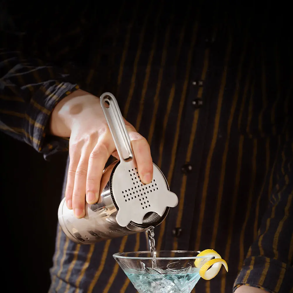 

1Pcs Bartending Ice Filter Stainless Steel Practical Ice Strainer Tool for Bar Restaurant Bartending Tool