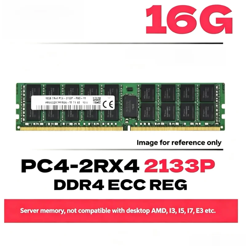 DDR4 Server Memory 16GB 32GB 2Rx4 1.2V ECC REG 288-Pin Server & Workstation RAM Supports X99 and Most Servers