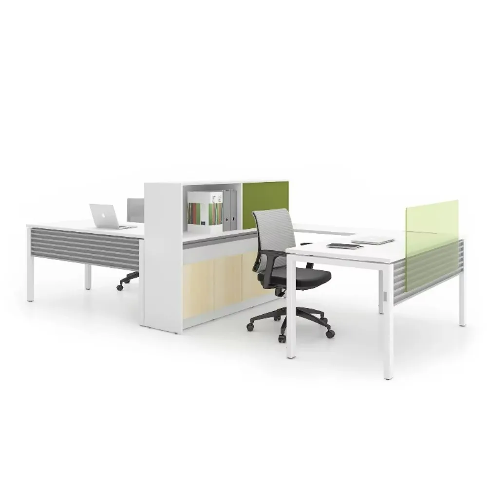 전문적인 현대식 사무실 파티션 컴퓨터 큐비클 모듈형 방음 워크스테이션