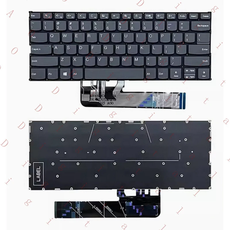 WW New For Lenovo Thinkbook 14IIL K4e-IML E4-IIL V340-14 6-14IIL Laptop Keyboard