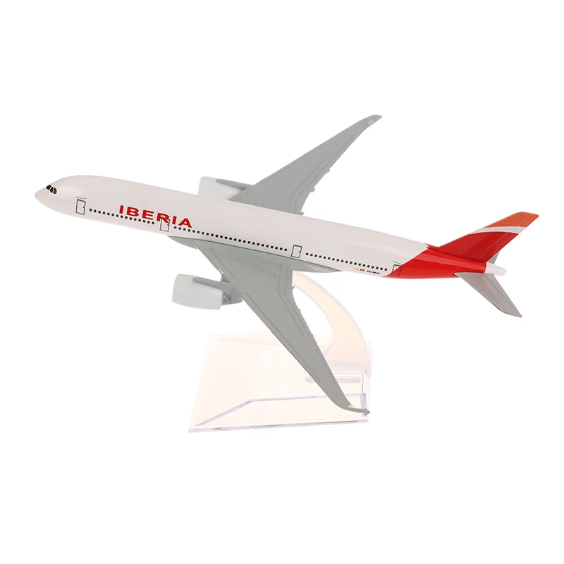 16CM Iberia 330 Alloy Airplane Model Scale 1:400 Metal Airplane Replica Diecast Aircraft Aviation Collectibles Toy For Boys