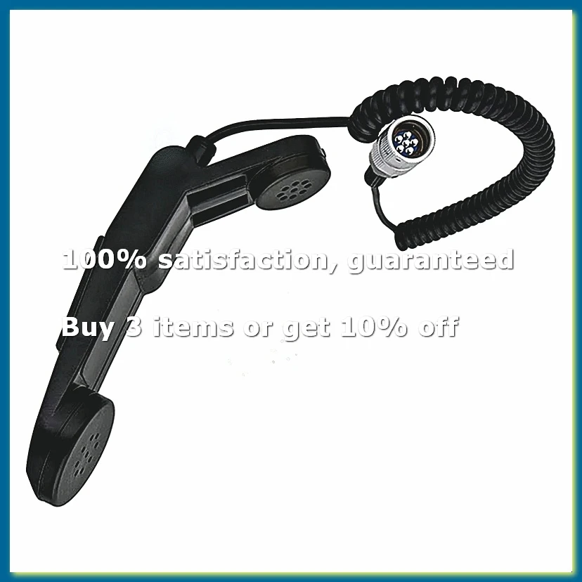 H-250 Radio Handset 6-Pin Handheld Speaker Mic for PRC-152 PRC-148-DT30