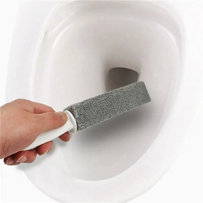 ABWR-2X Toilet Brush, Pumice Toilet Cleaning Brush Toilet Bowl Stains Yellow Dirt Pumice Stone Brush, Bathroom Crevice Brush