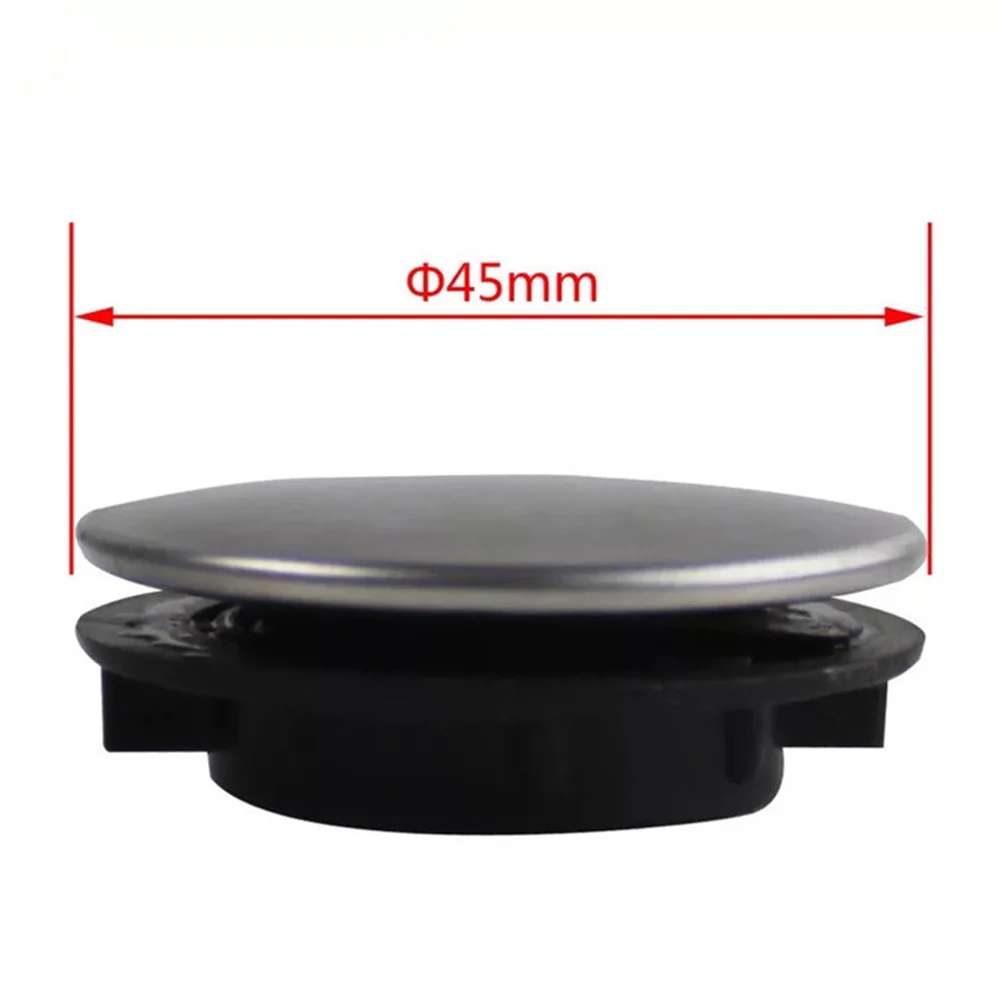 2 Pcs Stainless Steel Tub Drain Cover Sink Overflow Cap Soap Dispenser Basin Hole