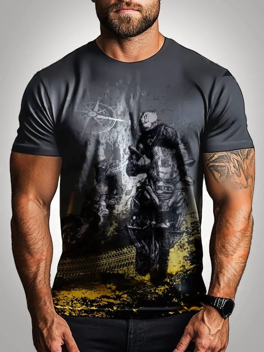 

Summer Hot Selling MOTO GS1250 1300 Off-road Rally Bike T-shirt, Suitable for Daily Street and Road Motorcycle Fashion Top