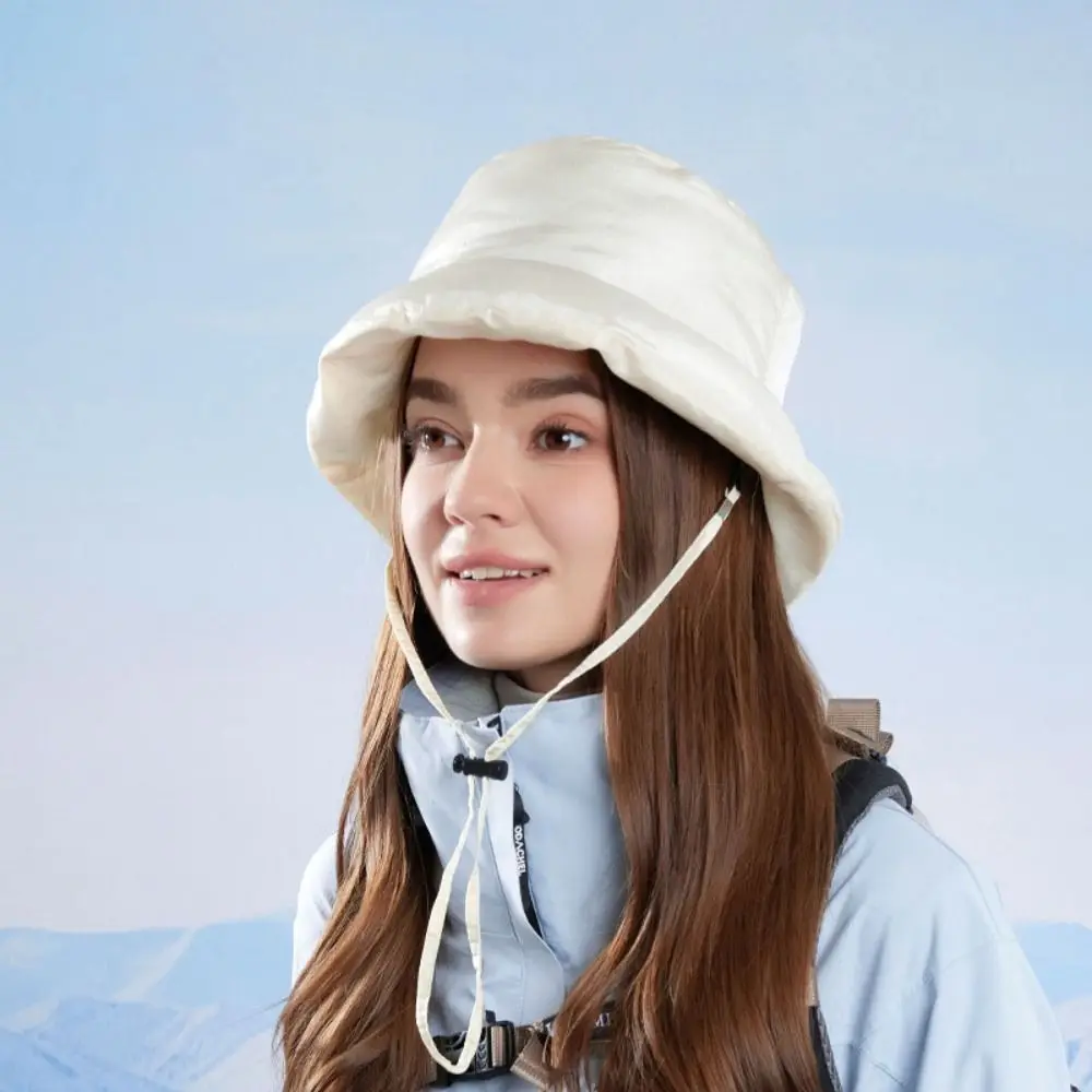 bones-de-pescador-acolchoados-portateis-dobraveis-anti-uv-chapeus-de-pesca-quentes-a-prova-d'agua-chapeu-de-balde-inverno