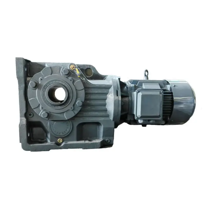 

Bevel gear reducer hard tooth surface four series motor factory