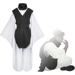 Anime Jujutsu JJK Manga Choso Cosplay Costume Kaisen Choso Cos Top Vest Pants Burgundy Uniform Halloween Outfit For Women Men