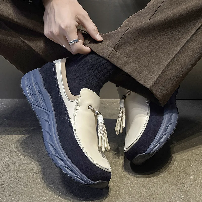 두꺼운 밑창 신발, 편안한 원페달 로퍼, 레저 스포츠, 하이킹, 조깅화