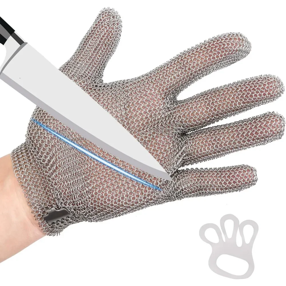 

Cut Resistant Chainmail Glove for Safe Meat Oyster Fish Slicing