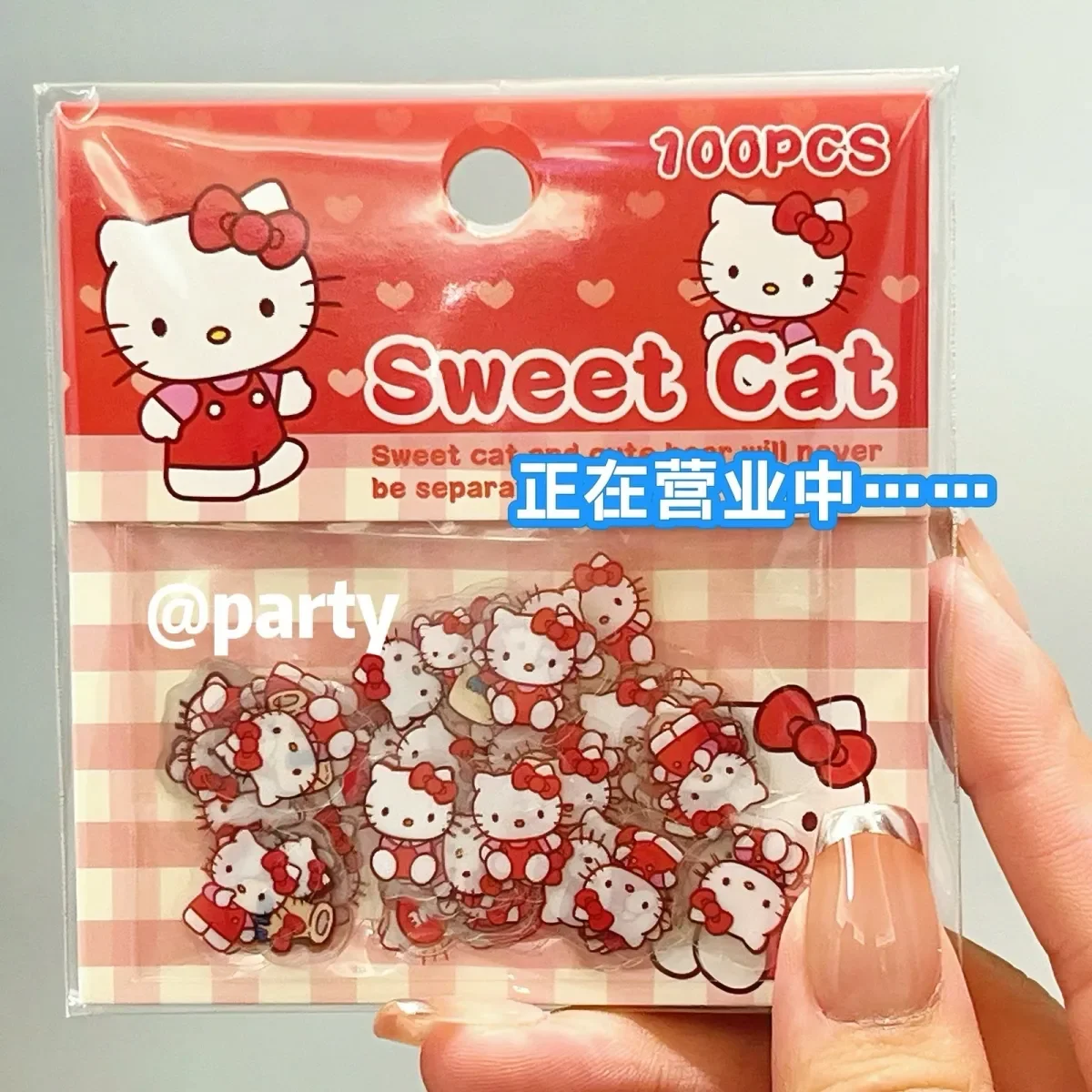 100pcs/bag Mini Kuromi Melody Stickers Cartoon Cute Small Patterns Cute Small Phone Case Hand Account Luggage Waterproof Paintin