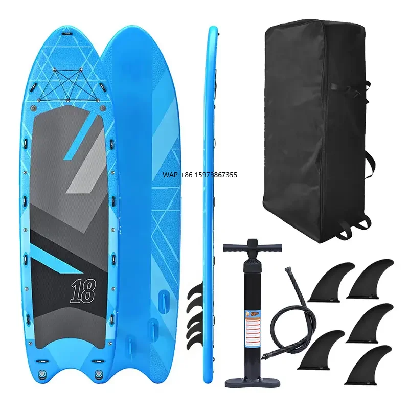 

16'x80''x8'' Air SUP Giant Board Team Mega Multi Person Custom Inflatable Big Stand up Paddle Board