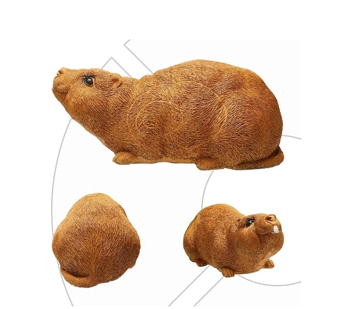 

PU Foam Animal 3D Archery Target Groundhog, Animal Shooting Target with Yard Stakes for Backyard Hunting Bow Targeting Practice