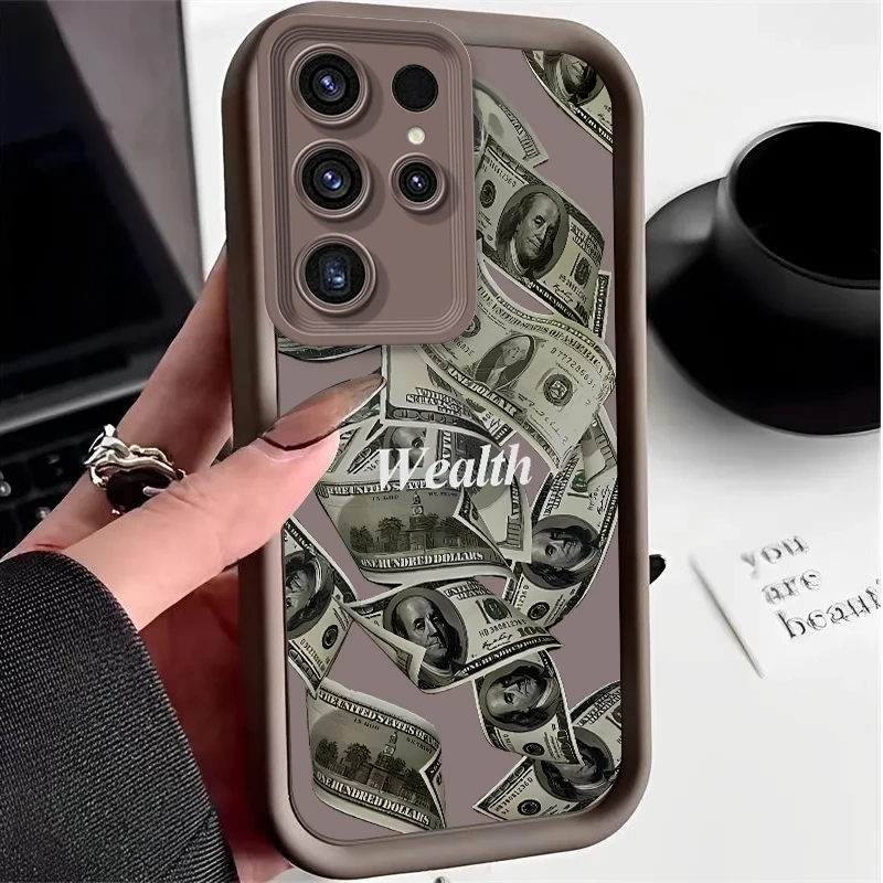 Dollar Banknote Soft Case for Samsung Galaxy A31 A30 A24 A23 A22 A21S A20S A20 A14 A13 A12 4G A11 EU A10S A05 A05S A04 A03 Cover