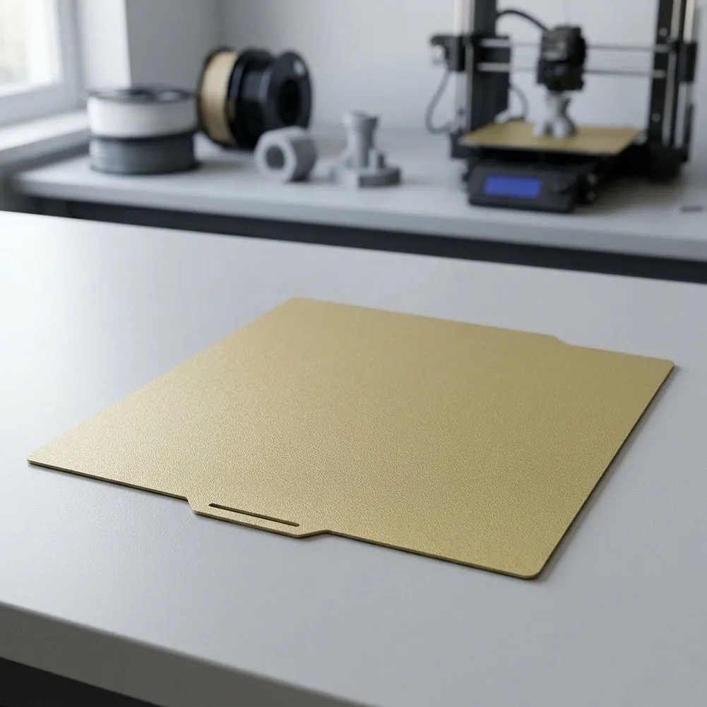 For PEI-Coated Flexible Build Plate 257x257mm for BambuLab For X1C For X1E For P1P For P1S Ensures Strong First-Layer Adhesion