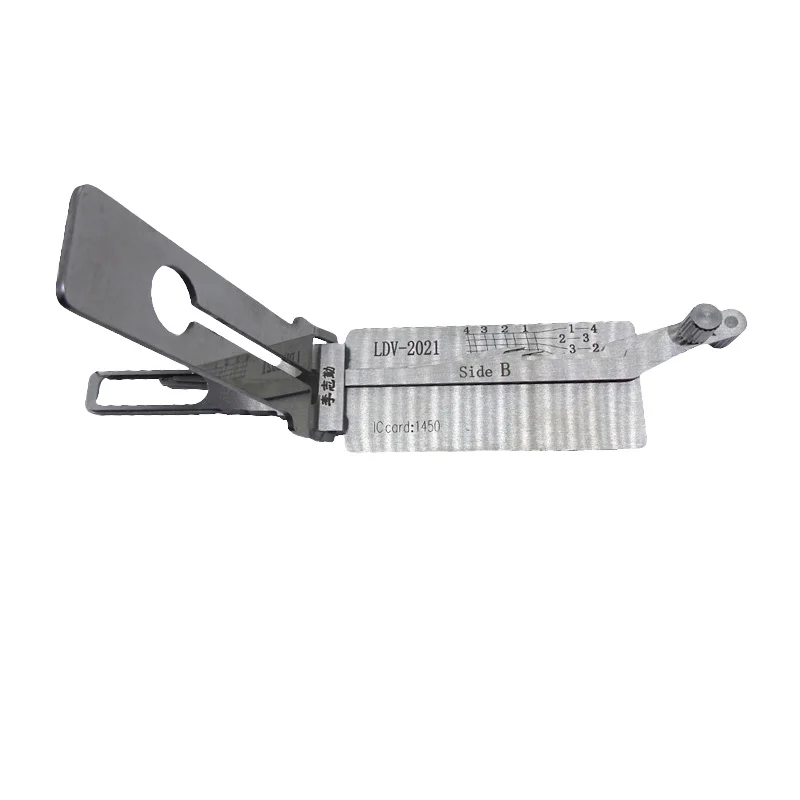 Lishi 2 in 1 LDV-2021 Lock Pick OriginalCar Door Open Decoder Ignition for MAXUS and Great Wall Models Vertical Milling