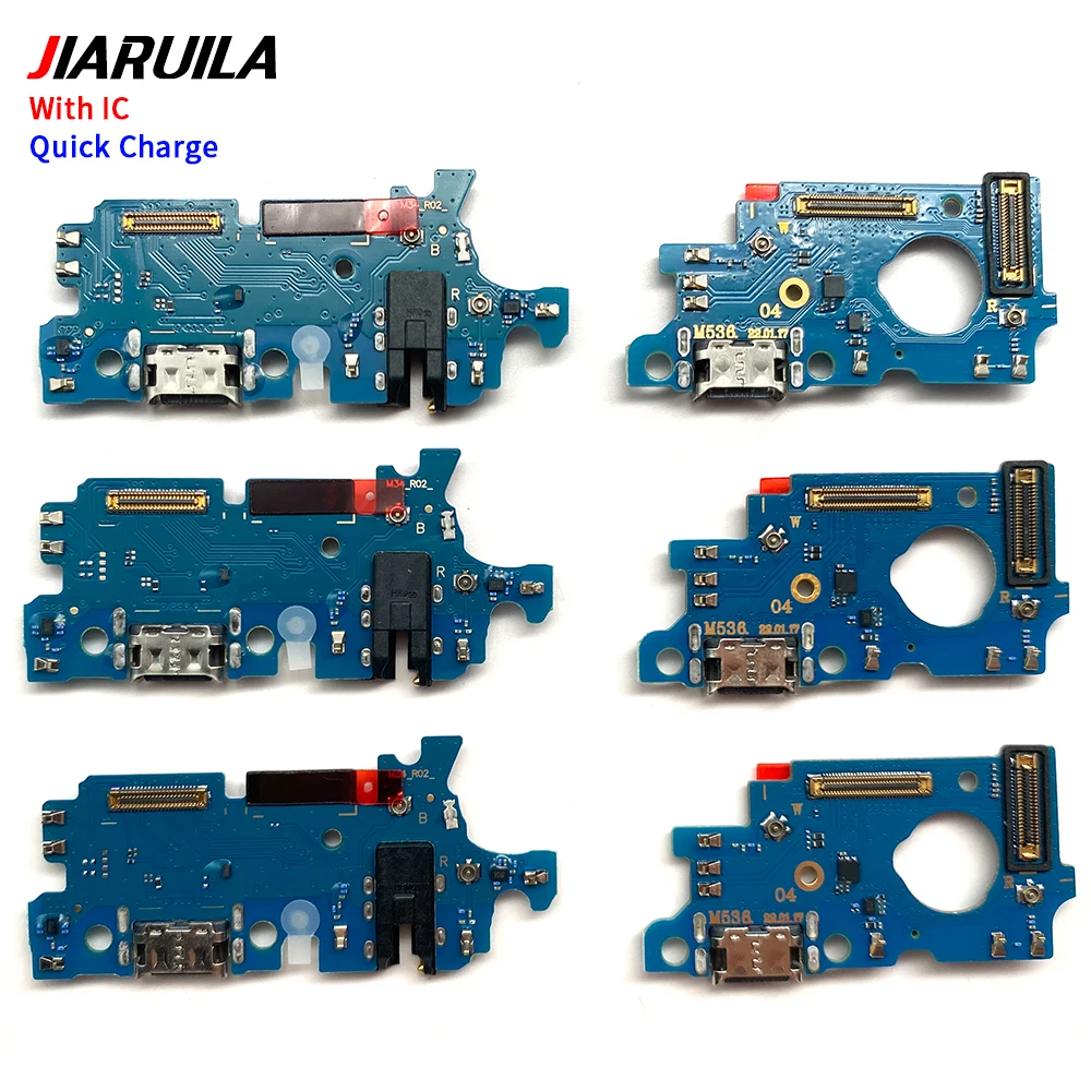 Good quality For Samsung M34 M346 M346B M53 5G M536 M536B  USB Charging Connector Board Port Dock Flex Cable