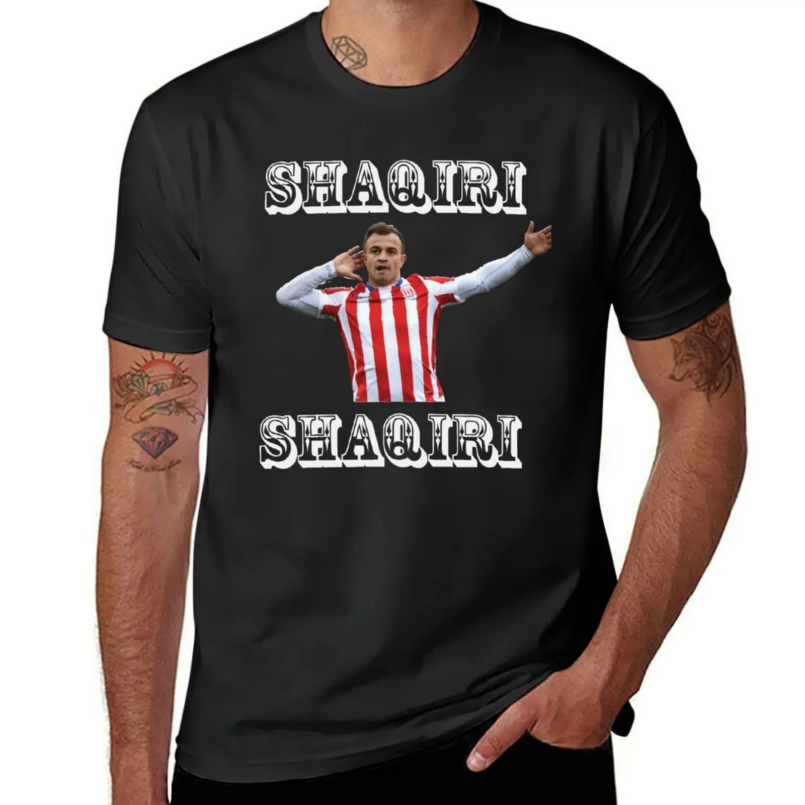 

shaqiri, shaqiri T-Shirt summer top graphics heavy weight t shirts for men