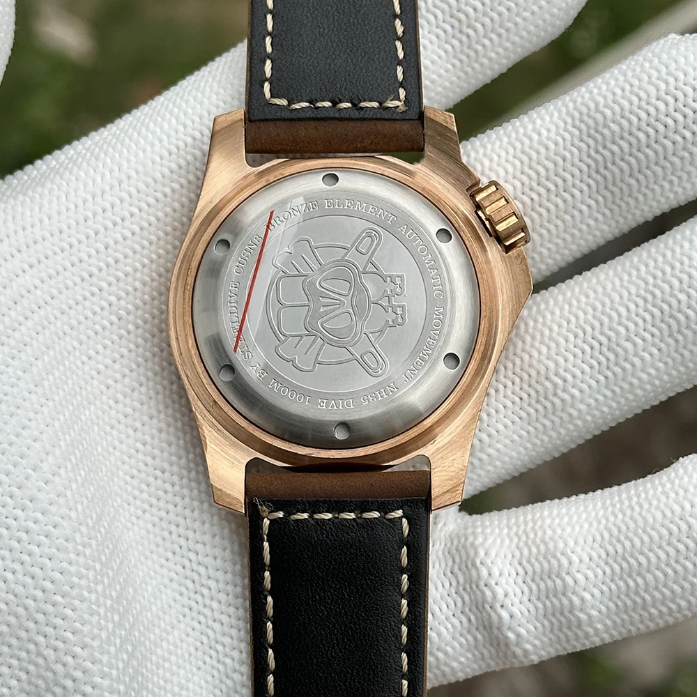 STEELDIVE Men Diver Watch Bronze 45MM Automatic Mechanical Wristwatch Deep Dive 1000m BGW-9 Waterprooof Luminous Sapphire NH35