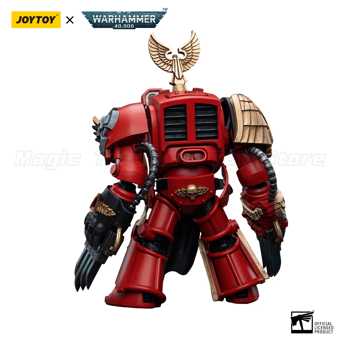 

【In Stock 】JOYTOY 1/18 Action Figure Warhammer 40K Blood Angels Assault Terminators Sergeant Santoro Toy