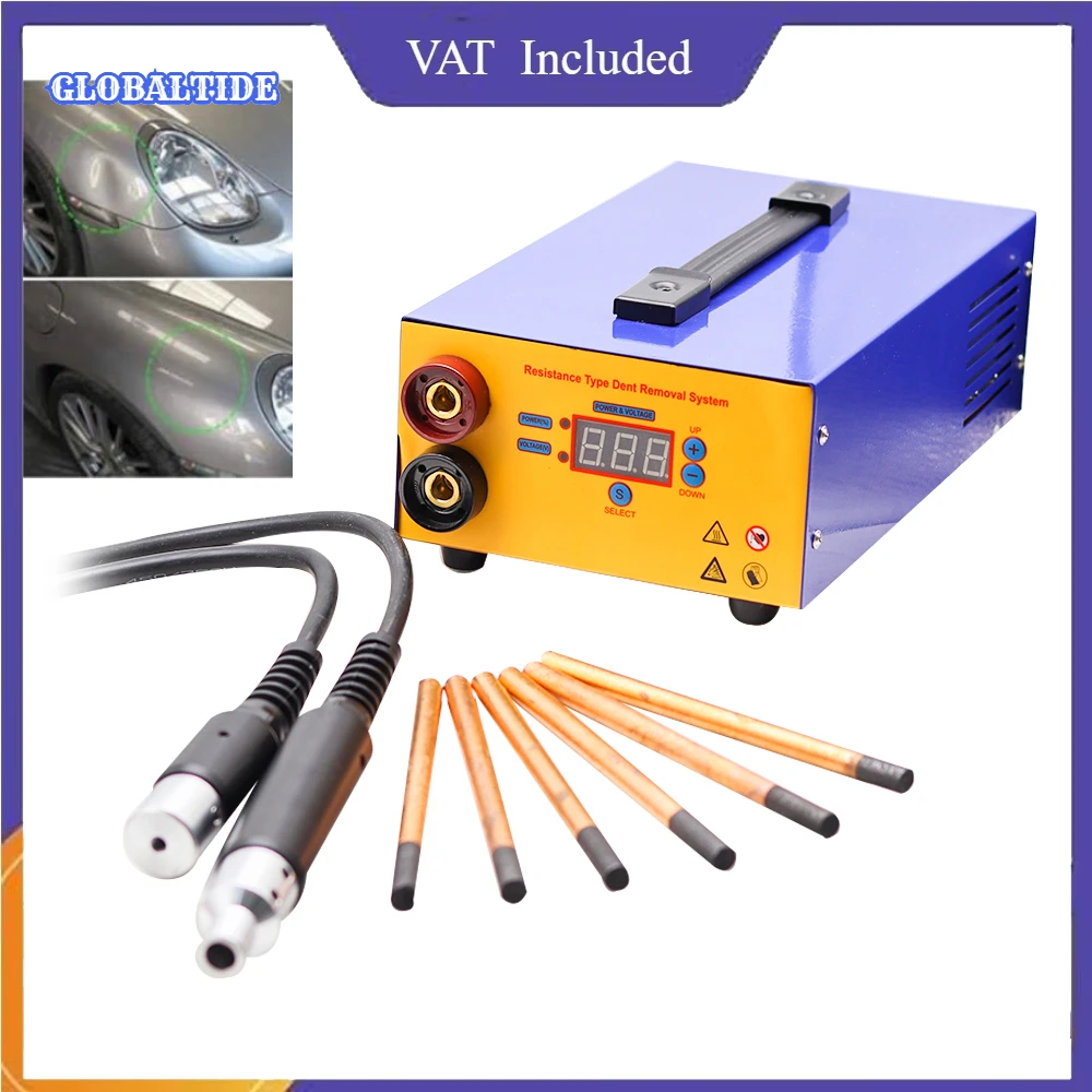 Strumento di riparazione per rimozione ammaccature senza vernice per auto, strumento professionale per riparazione ammaccature per carrozzeria da 1380