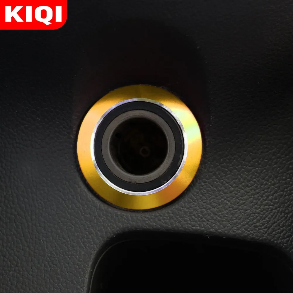 Car Cigarette Lighter Decoration Circle Trim Sticker for Chevrolet Chevy Cruze Sedan Hatchback Malibu 2009 - 2015 Accessories