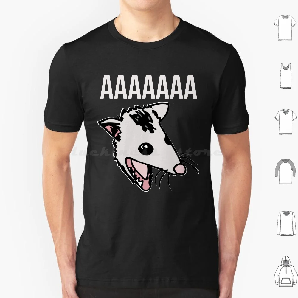 Funny Screaming Opossum From The Trash Gang T Shirt Big Size 100% Cotton Screaming Opossum Screaming Possum Opossum Scream