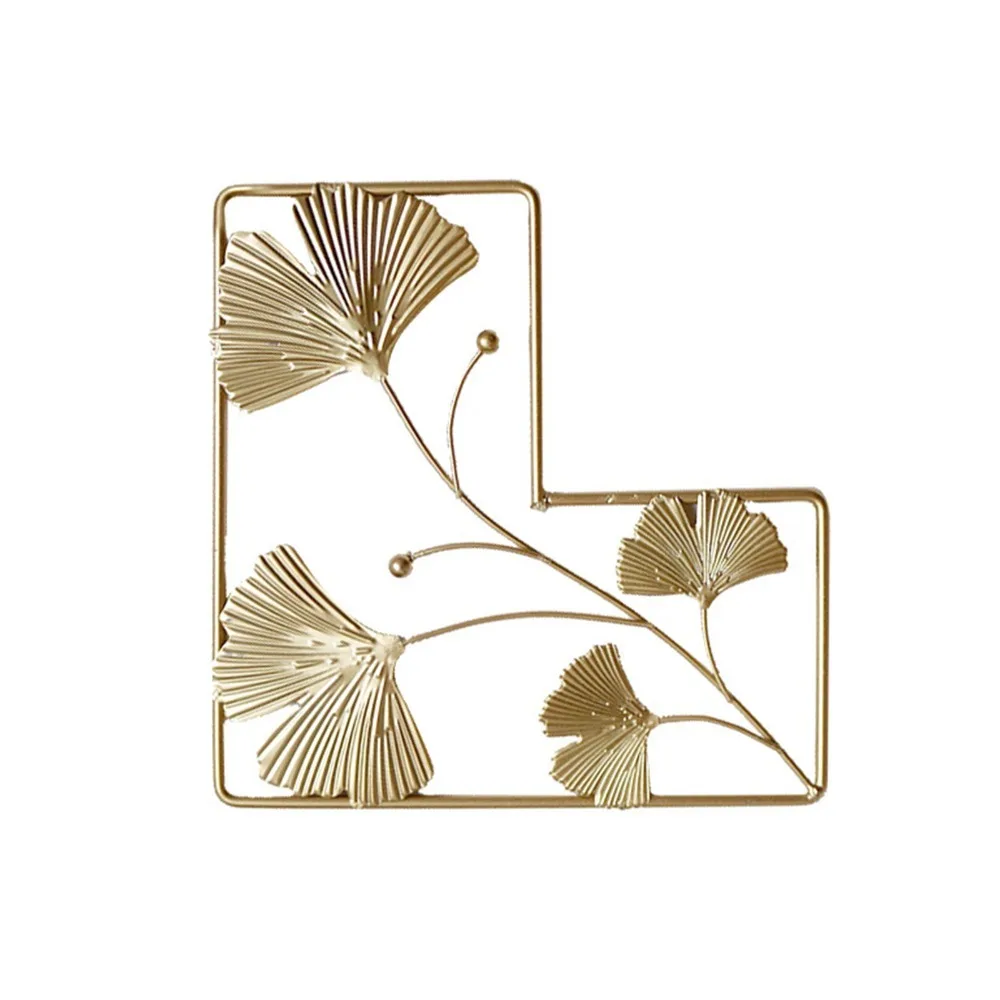 Gold 7.9in Metal Wall Art Decor Silhouette Design Wall Mounted Home Decor Wall Art Gold Color Silhouette Wall Art for Home Decor
