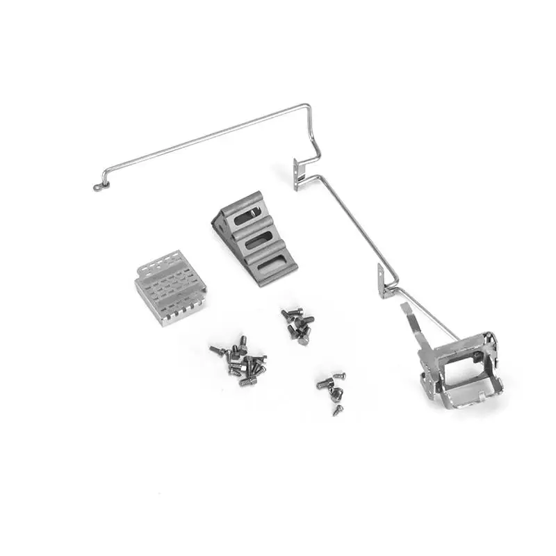 LESU 1/14 truck Tamiya head shell metal armrest pedal anti-slip assembly