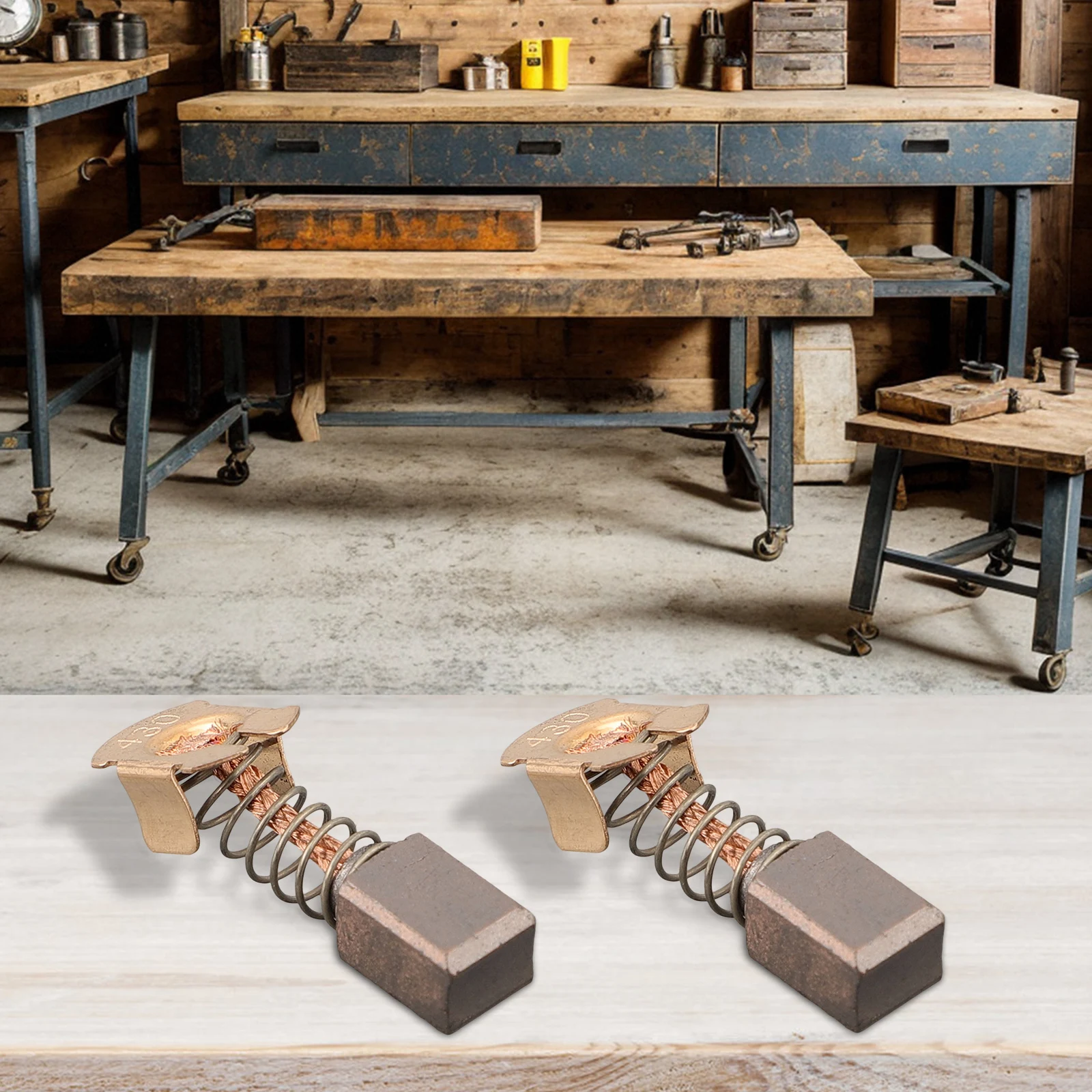 2 шт. угольные щетки двигателя с проволокой и пружиной щетки для CB-430 BGA450 BGA452 DGA452 GA400 BGA402, запасные части для инструментов