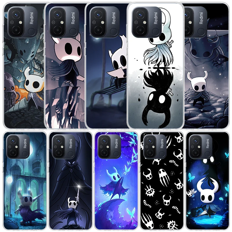 Hollow Knight Cartoon Phone Case For Xiaomi Redmi 12C 12 10C 10 10A 9C 9A 9T 9 8 8A 7 7A 6 Pro 6A K20 K30 K40 S2 Soft Back Cover