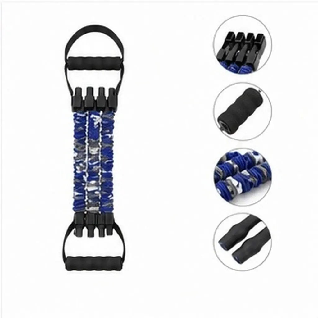 Adjustable Chest Expander Arm Strength Training Band Ergonomic Handles Lightweight Removable Resistance Home Office Fitness