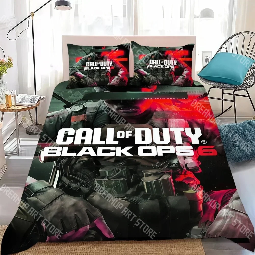 Comfort CALL BLACK OPS Game Bedding Set Single Twin Full Queen King Size Bed Set Kids Bedroom Duvetcover Sets Bed Sheet Set