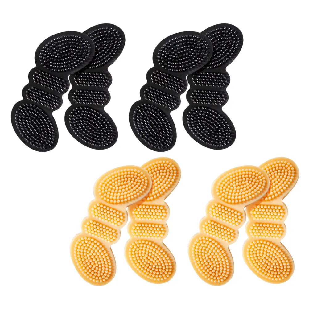 

4 Pairs Heel Stickers Silicone Gel Pads for Shoes Pain Relief Foot Corn Insoles Heel Protectors Women 4D Grips