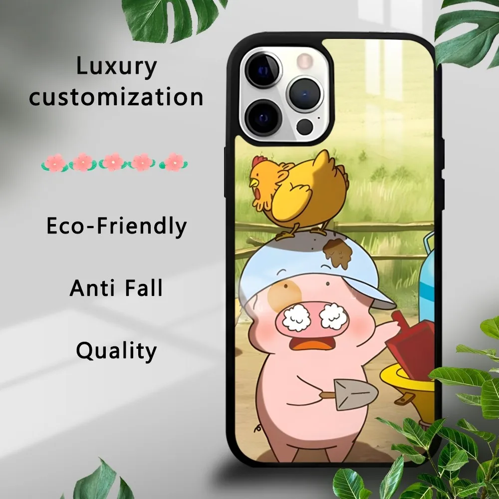 

Cute McDull And Little Turtle Phone Case For iPhone 16 15 14 13 12 11 Pro Xs Max Mini Plus Celulares Hard Funda