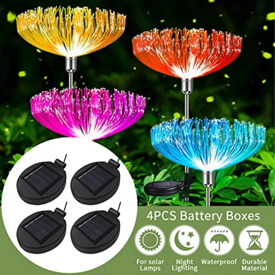 Solar Lantern Top LED Panel Lantern Lid Lights Replacement Part for Outdoor Flower DIY Solar Flower Lights Garden Patio Decor view 4