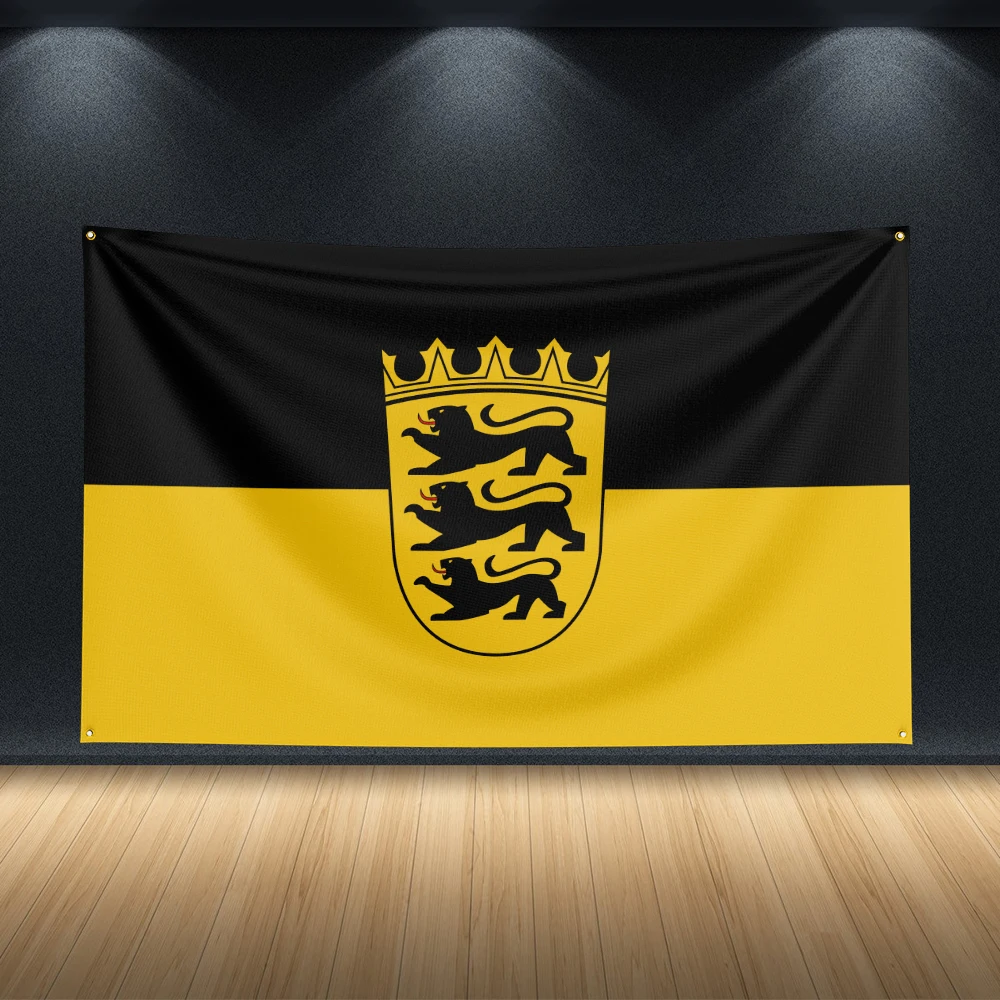3X5 футов Baden Xottemberg (держание подлокотников) Флаг PAOPAO Для декора 3X5 футов Baden Xottemberg (держание подлокотников) Флаг PAOPAO Для декора